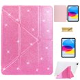 thumbnail image 1 of Dteck Case with Soft Screen Protector for  Samsung Galaxy Tab A9 Plus 11 Inch (SM-X210/X215/X216/X218),Bling Glitter Leather Case Shockproof TPU Stand Cover for Galaxy Tab A9+ 11" 2023,Pink, 1 of 4