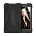 thumbnail image 1 of Dteck Case With Screen Protector For Samsung Galaxy Tab A 8.0 SM-T290 2019 Released (8.0 inches),Shockproof Rubber Armor Hybrid Case Kickstand Hard Protective Cover ,Black+Black, 1 of 6