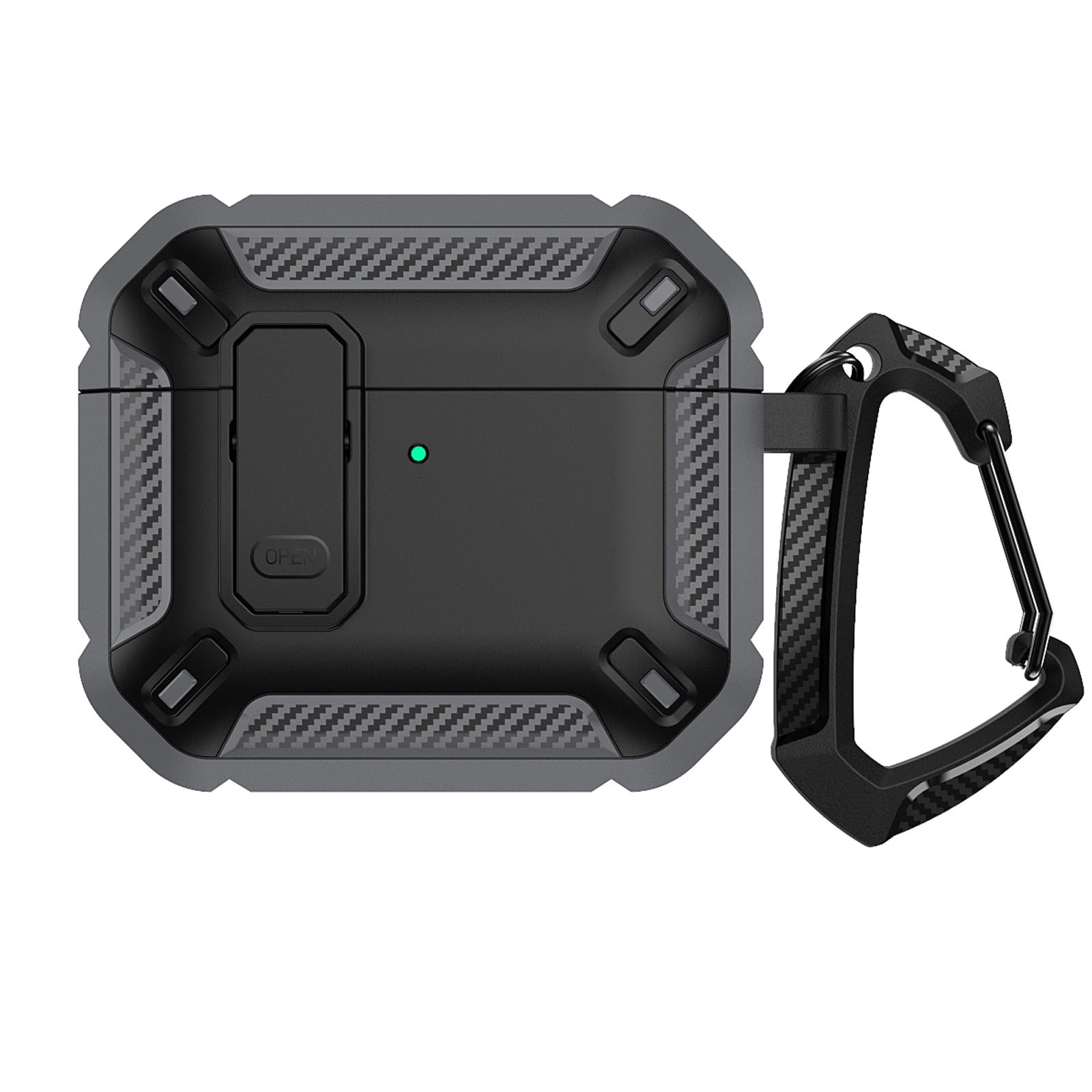 Dteck Case for Apple AirPods 2nd Generation,Shockproof Military Hard PC ...