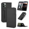 thumbnail image 1 of Dteck Case for Apple iPhone 11 Pro Max 6.5-inch, Luxury Magnetic Skin-Friendly Feel Leather Card Holder Wallet Case Folio Kickstand Cover,Black, 1 of 8