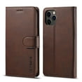 thumbnail image 1 of Dteck Case for Apple iPhone 12 Pro Max 6.7-inch,Luxury Magnetic Leather Card Holder Wallet Flip Case Kickstand Shockproof Protector Cover,Brown, 1 of 8