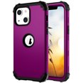 thumbnail image 1 of Dteck Case for Apple iPhone 13 mini 5.4-inch,Shockproof Rubber Case 3-Layer Protection Armor Hybrid Hard Phone Back Cover for iPhone 13 mini,Purple, 1 of 6