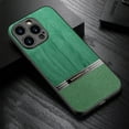 thumbnail image 1 of Dteck Case for Apple iPhone 14 Pro 6.1 inch,Shockproof Lightweight Classic Wooden Texture PU Leather Slim Fit Phone Case Cover,Darkgreen, 1 of 7