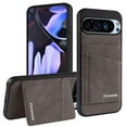 thumbnail image 1 of Dteck Case for Google Pixel 9 / 9 Pro,Magnetic Leather Flip Case Card Slot Wallet Shockproof Rubber Stand Back Cover for Google Pixel 9 / 9 Pro,Gray, 1 of 4