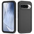 thumbnail image 1 of Dteck Case for Google Pixel 9 / 9 Pro,Shockproof 3-Layer Protection Case Military Grade Protective Cover for Google Pixel 9 / 9 Pro,Black, 1 of 7