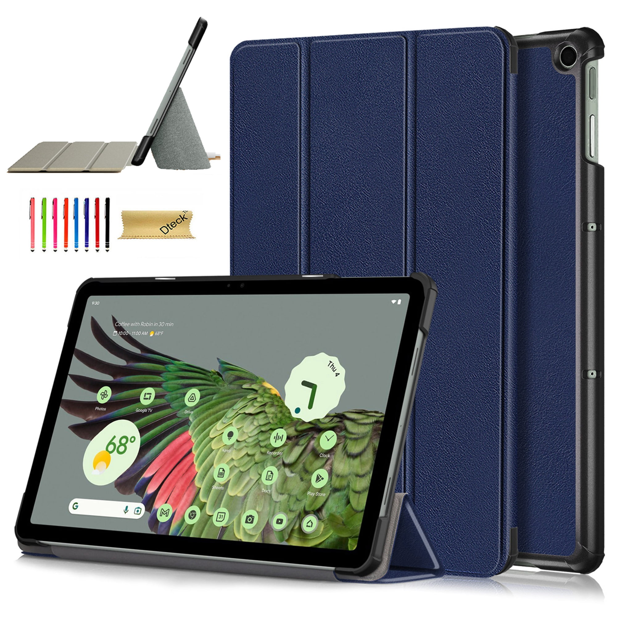 Dteck Case for Google Pixel Tablet 2023, Ultra Slim Foldable Folio