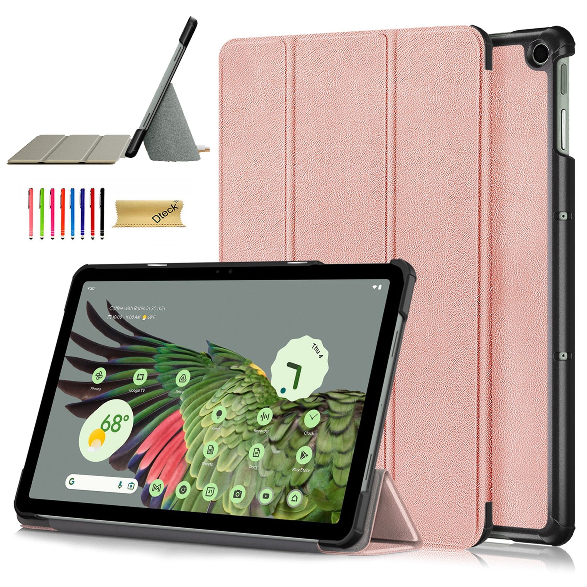 Dteck Case for Google Pixel Tablet 2023, Ultra Slim Foldable Folio