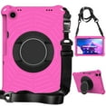 thumbnail image 1 of Dteck Case for Lenovo Tab M10 Plus 3rd Gen 2022 10.6 inch Heavy Duty Shockproof Kickstand Rugged Cover with Shoulder Strap, Rose, 1 of 7