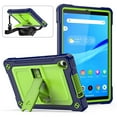 thumbnail image 1 of Dteck Case for Lenovo Tab M8 8.0 inch, Heavy Duty Shockproof Case with Shoulder Strap for Lenovo Tab M8 TB-8505F/8505X, Built-in Kickstand,Navy+Green, 1 of 7