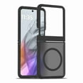thumbnail image 1 of Dteck Case for Moto Razr Ultra 2025, Military Grade Drop Protection Slim Matte Shockproof Anti-Slip with Wireless Charging Phone Case, Black, 1 of 5