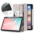 thumbnail image 1 of Dteck Case for New iPad Air 5 (2022) & iPad Air 4th Gen 2020 10.9 inch, Tri Fold Standing Cover with Built-in Pencil Holder, Tower, 1 of 11