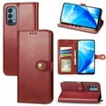 thumbnail image 1 of Dteck Case for OnePlus Nord N200 5G,Magnetic Retro Leather Card Holder Wallet Flip Case Kickstand Shockproof Protective Phone Cover,Red, 1 of 5