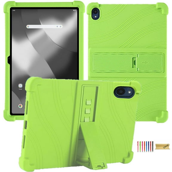 Dteck Case for Onn. 12.1" Tablet Pro 2024 Model, Soft Silicone Shockproof Cover with Kickstand for Onn 12.1" Tablet Pro (Model:100146663),Green