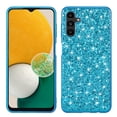 thumbnail image 1 of Dteck Case for Samsung Galaxy A13 5G,Bling Glitter TPU Slim Lightweight Back Case Shockproof Rubber Cover for Galaxy A13 5G,Blue, 1 of 6