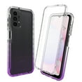 thumbnail image 1 of Dteck Case for Samsung Galaxy A13 5G,Shockproof Rubber Case Hyrid Hard PC Transparent Back Phone Cover,Purple, 1 of 5