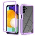 thumbnail image 1 of Dteck Case for Samsung Galaxy A13 5G,Shockproof Rubber Hybrid PC Transparent Back Protective Cover for Galaxy A13 5G,Lightpurple, 1 of 6