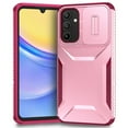 thumbnail image 1 of Dteck Case for Samsung Galaxy A15 5G,Shockproof TPU+PC Armor Case Slide Lens Protection Cover for Galaxy A15 5G,Pink, 1 of 7