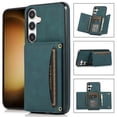thumbnail image 1 of Dteck Case for Samsung Galaxy A15,Magnetic Leather Case Built-in Card Slots Wallet Shockproof Kickstand Back Cover,Blue, 1 of 6