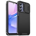 thumbnail image 1 of Dteck Case for Samsung Galaxy A15 ,Shockproof TPU+PC Slide Camera Cover Protection Case Slim Back Cover for Galaxy A15 5G,Black, 1 of 7