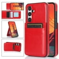 thumbnail image 1 of Dteck Case for Samsung Galaxy A35 5G,Magnetic PU Leather Card Slots Wallet Case Shockproof Kickstand Back Cover for Galaxy A35,Red, 1 of 7