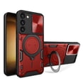 thumbnail image 1 of Dteck Case for Samsung Galaxy A35 5G,Shockproof Rubber Case Invisible Stand Slide Camera Lens Protective Cover for Galaxy A35,Red, 1 of 11