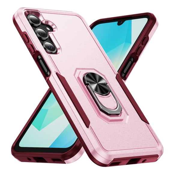 Dteck Case for Samsung Galaxy A36 5G,Shockproof TPU+PC Case Ring Holder ...