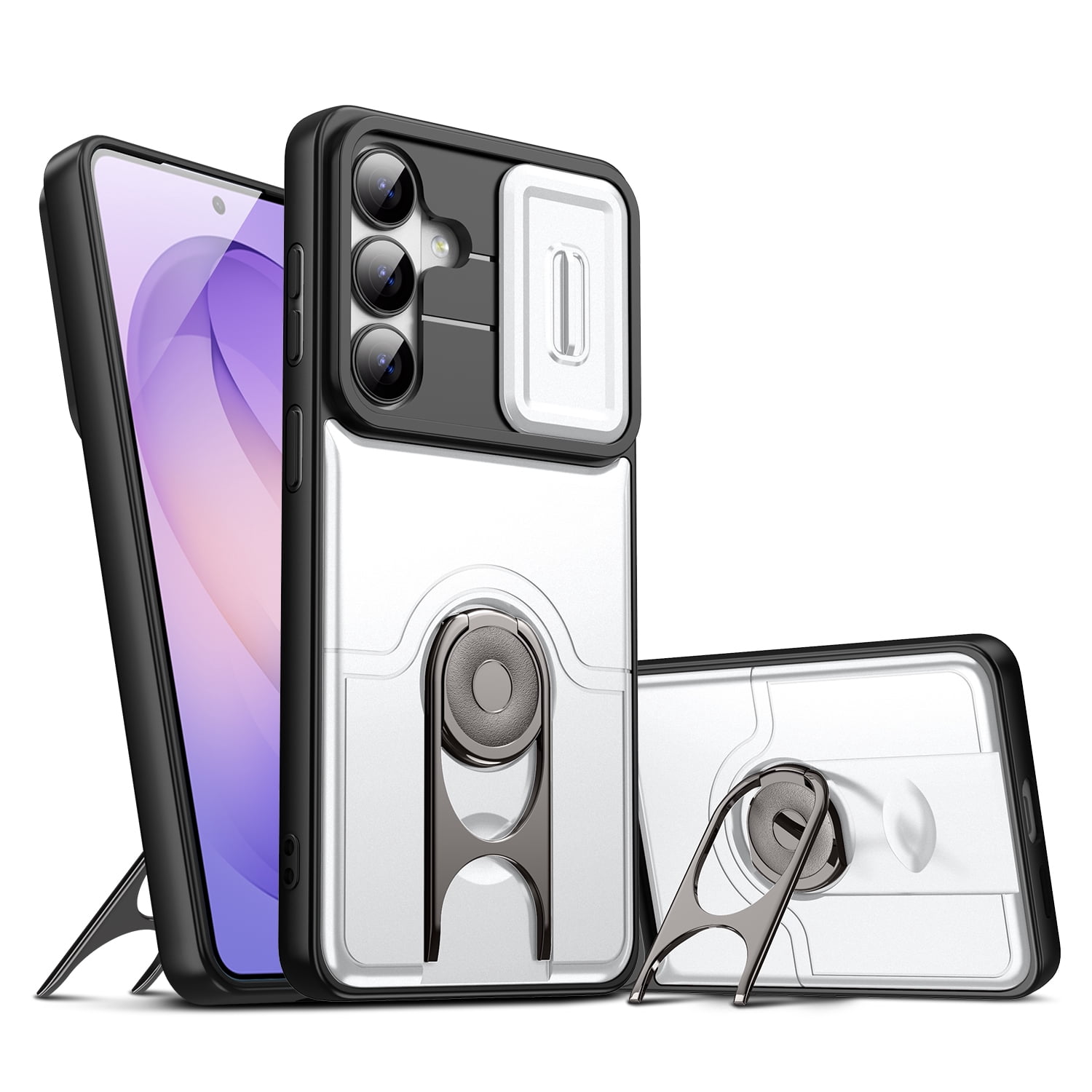 Dteck Case for Samsung Galaxy A37 5G,Shockproof TPU+PC Case with 360 ...