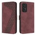 thumbnail image 1 of Dteck Case for Samsung Galaxy A53 5G,Magnetic Leather Card Holder Wallet Kickstand Hybrid Rubber Cover with Strap for Galaxy A53 5G,Winered, 1 of 8