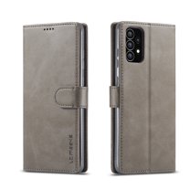 Dteck Case for Samsung Galaxy A53 5G,Magnetic Wallet Case with Card Holder Premium PU Leather Viewing Stand Shockproof Flip Cover,Gray