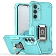 thumbnail image 1 of Dteck Case for Samsung Galaxy A55,Shockproof Rubber Ring Holder Kickstand Case Military Grade Protection Dual Layers Back Cover,Mint, 1 of 9