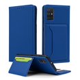 thumbnail image 1 of Dteck Case for Samsung Galaxy A71 4G 6.7-inch, Luxury Magnetic Skin-Friendly Feel Leather Card Holder Wallet Case Folio Kickstand Cover,Blue, 1 of 8