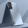 thumbnail image 1 of Dteck Case for Samsung Galaxy S22,Shockproof Metal Aluminum Camera Cover Anti-scratch Slim Lightweight Hybrid Luxury Case For Samsung Galaxy S22,Blue, 1 of 1