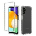 thumbnail image 1 of Dteck Case for Samsung Galaxy S23 FE,Shockproof Rubber Gradient Case Hyrbid PC Bumper Transparent Flexible TPU Back Protective Cover,Clear, 1 of 5