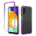 thumbnail image 1 of Dteck Case for Samsung Galaxy S23 FE,Shockproof Rubber Gradient Case Hyrbid PC Bumper Transparent Flexible TPU Back Protective Cover,Purple, 1 of 5