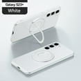thumbnail image 1 of Dteck Case for Samsung Galaxy S23 Plus,Shockproof PC Case Magnetic Invisible Stand Slim Back Cover Compatible with MagSafe for Galaxy S23+,White, 1 of 6