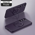 thumbnail image 1 of Dteck Case for Samsung Galaxy S23,Shockproof PC Case Magnetic Invisible Stand Slim Back Cover Compatible with MagSafe for Galaxy S23,Purple, 1 of 6