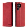 thumbnail image 1 of Dteck Case for Samsung Galaxy S23 Ultra,Shockproof Leather Card Slots Wallet Case Hybrid Rubber Kickstand Cover for Galaxy S23 Ultra,Red, 1 of 6