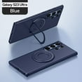 thumbnail image 1 of Dteck Case for Samsung Galaxy S23 Ultra,Shockproof PC Case Magnetic Invisible Stand Slim Back Cover Compatible with MagSafe for Galaxy S23 Ultra,Blue, 1 of 6