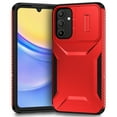 thumbnail image 1 of Dteck Case for Samsung Galaxy S24 Plus,Shockproof TPU+PC Armor Case Slide Lens Protection Cover for Galaxy S24 Plus,Red, 1 of 7