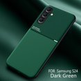 thumbnail image 1 of Dteck Case for Samsung Galaxy S24,Shockproof TPU Hybrid PC Case Slim Back Magnetic Cover,Green, 1 of 5