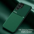 thumbnail image 1 of Dteck Case for Samsung Galaxy S24 Ultra,Shockproof TPU Hybrid PC Case Slim Back Magnetic Cover,Green, 1 of 5