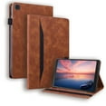 thumbnail image 1 of Dteck Case for Samsung Galaxy Tab A 8.0 2019 Model (SM-T290/T295), Multiple Viewing Angles Stand Folio Cover with Pocket,Brown, 1 of 6