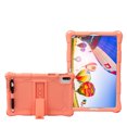 thumbnail image 1 of Dteck Case for Samsung Galaxy Tab A8 10.5-inch X200 X205,Shockproof Soft Silicone Case Kickstand Rubber Shell Protective Cover,Pink, 1 of 4