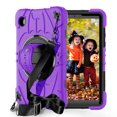 thumbnail image 1 of Dteck Case for Samsung Galaxy Tab A9 8.7 Inch, Heavy Duty Shockproof Rugged Case with Rotating Hand Strap Stand Shoulder Strap,Purple, 1 of 6
