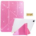 thumbnail image 1 of Dteck Case for Samsung Galaxy Tab S6 Lite 10.4 Inch 2024/2022/2020, Sparkly Glitter Cover with Clear TPU Back for Kids Girls,Pink, 1 of 4