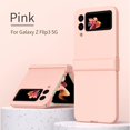 thumbnail image 1 of Dteck Case for Samsung Galaxy Z Flip 3 5G (2021),Shockproof Armor Hard PC Slim Lightweight Protective Back Phone Case Cover,Pink, 1 of 8