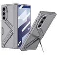 thumbnail image 1 of Dteck Case for Samsung Galaxy Z Fold 6,Shockproof PC Built-in Screen Protector Case Hinge Protection Stand Cover for Galaxy Z Fold 6,Gray, 1 of 9