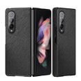 thumbnail image 1 of Dteck Case for Samsung Galaxy Z Fold4,Premium PU Leather + Hard PC Frame Case Elegant Slim Shockproof Durable Protection Cover,Black, 1 of 5