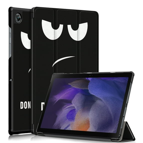 Dteck Case for Samsung Tab A8 10.5" 2022 (SM-X200/X205/207) , Shockproof Ultra-Thin PU Leather Trifold Stand Tablet Cover Shell, Eye