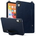 thumbnail image 1 of Dteck Case for iPad 10th Generation 10.9 inch 2022, Lightweight PU Leather Handle Strap Holder Soft TPU Protective Cover,Blue, 1 of 7